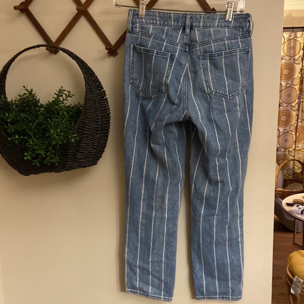 Pacsun Striped Mom Jeans 24 - Picture 3 of 9